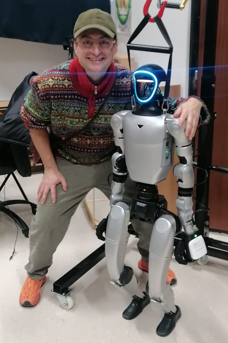 Radovan with Unitree robot